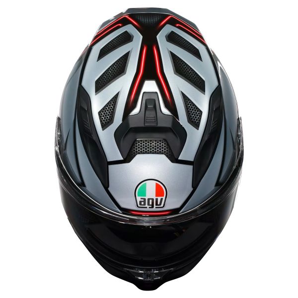 AGV K7 Jaeger Black Silver