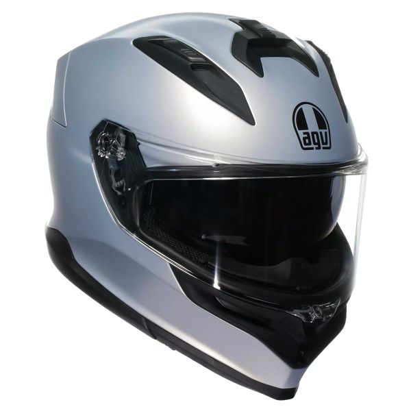 Full Face AGV K7 Mono Matt Prisma Silver