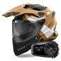 Casque Full Face Airoh Commander 2 Reveal Sand Matt + Kit Bluetooth 5S Solo
