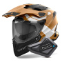 Casque Full Face Airoh Commander 2 Reveal Sand Matt + Kit Bluetooth BT Mini