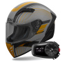 Casque Full Face Airoh Connor Achieve Bronze Matt + Kit Bluetooth 5S Solo