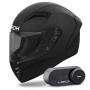 Casque Full Face Airoh Connor Color Black Matt + Kit Bluetooth Lokui K30