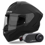 Casque Full Face Airoh Matryx Color Black Matt + Kit Bluetooth Lokui K30