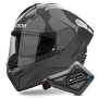 Casque Full Face Airoh Matryx Color Dark Grey + Kit Bluetooth BT Mini