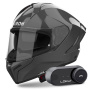 Casque Full Face Airoh Matryx Color Dark Grey + Kit Bluetooth Lokui K30