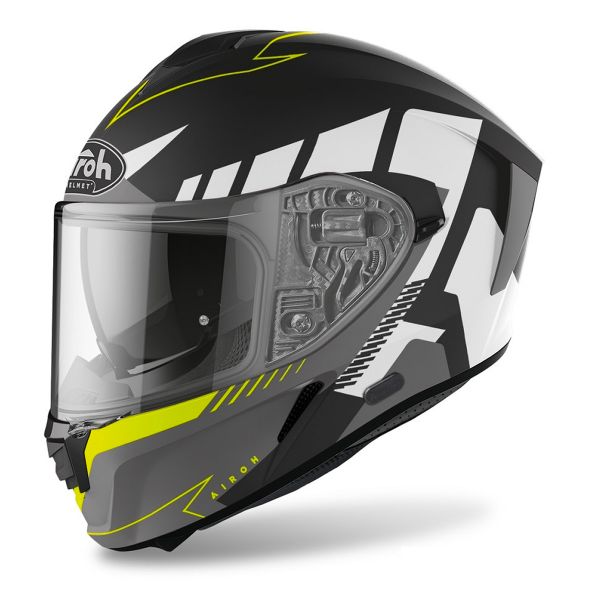 Full Face Airoh Spark Rise Black Matt