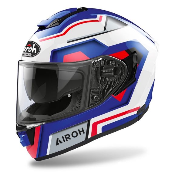 Full Face Airoh ST 501 Square Blue Red