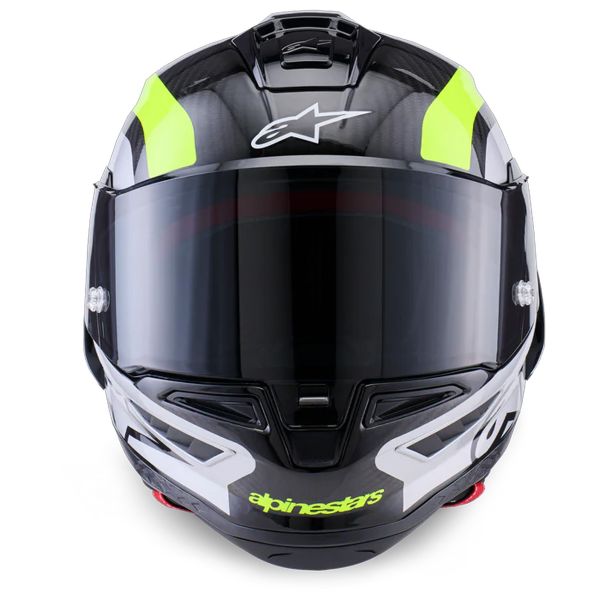 Alpinestars Supertech R10 Arius Black Silver Yellow Fluo Glossy
