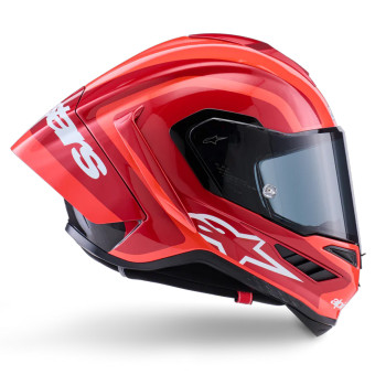 Alpinestars Supertech R10 Arius Black White Double Red Glossy