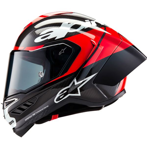 Alpinestars Supertech R10 Element Black Carbon Bright Red White