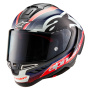 Casque Full Face Alpinestars Supertech R10 Team Black Carbon Red Fluo Blue Matt