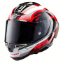 Casque Full Face Alpinestars Supertech R10 Team Black Carbon Red White
