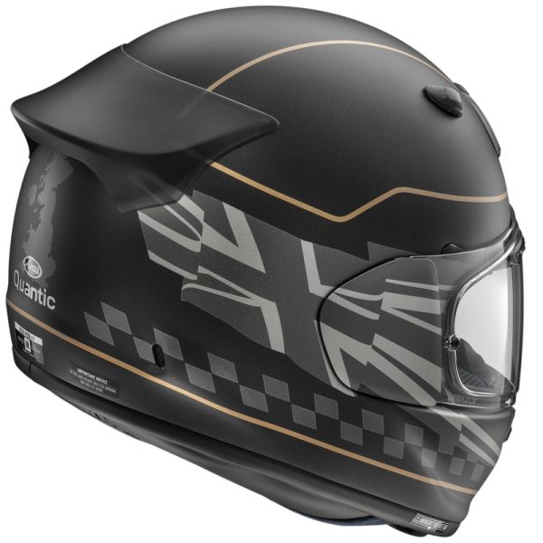Arai Quantic Dark Citizen + Kit Bluetooth Lokui K30
