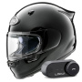 Casque Full Face Arai Quantic Diamond Black + Kit Bluetooth Lokui K30