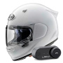 Casque Full Face Arai Quantic Diamond White + Kit Bluetooth Lokui K30
