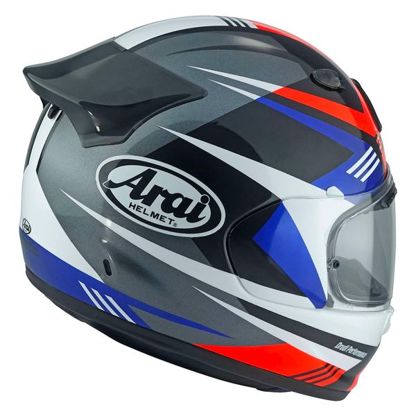 Arai Quantic Mark Red Blue Black + Kit bluetooth ACS10