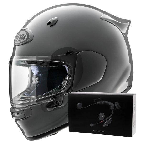 Full Face Arai Quantic Modern Grey + Kit bluetooth ACS10 Full Face Arai Quantic Modern Grey + Kit bluetooth ACS10