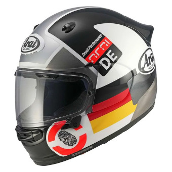 Full Face Arai Quantic Nation DE Black White Red Yellow