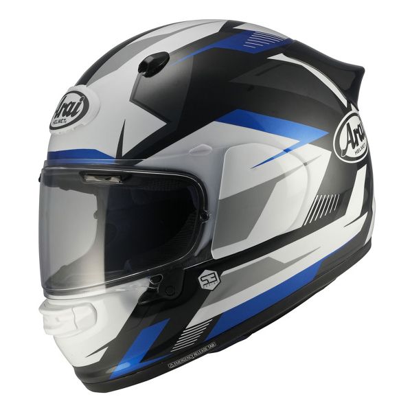 Full Face Arai Quantic Supra Blue White Black