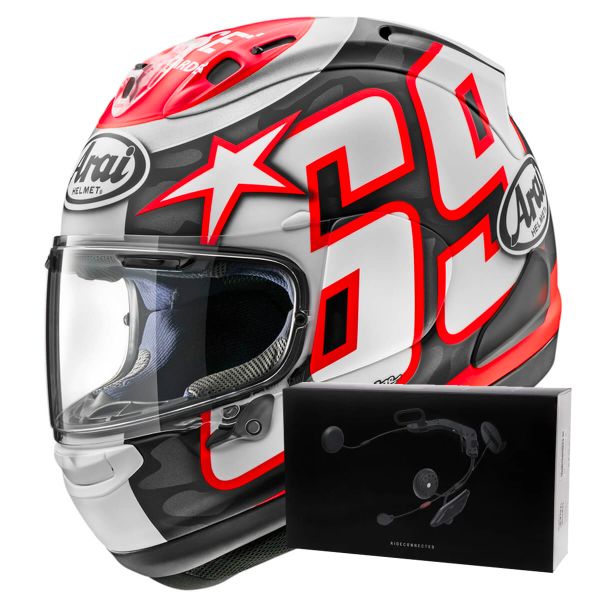 Full Face Arai RX-7V Evo Hayden Reset + Kit bluetooth ACS10