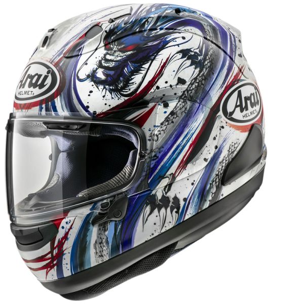 Casco moto Arai RX-7V Evo Kiyo Trico Replica en Stock