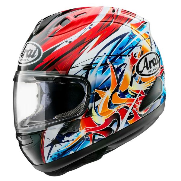 Full Face Arai RX-7V Evo Nagashima Cyan