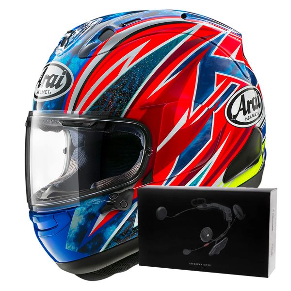 Full Face Arai RX-7V Evo Ogura 23 + Kit bluetooth ACS10 Full Face Arai RX-7V Evo Ogura 23 + Kit bluetooth ACS10