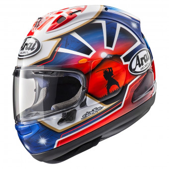 Full Face Arai RX-7V Evo Pedrosa Spirit Blue