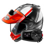 Casque Full Face Arai Tour-X5 Cosmic Red White Black + Kit Bluetooth 5S Solo