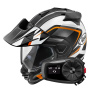 Casque Full Face Arai Tour-X5 Discovery Orange Black White + Kit Bluetooth 5S Solo