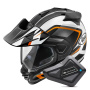 Casque Full Face Arai Tour-X5 Discovery Orange Black White + Kit Bluetooth BT Mini
