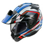 Casque Full Face Arai Tour-X5 Discovery White Red Blue
