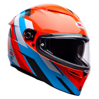 Full Face Bell Lithium Nova Orange Blue