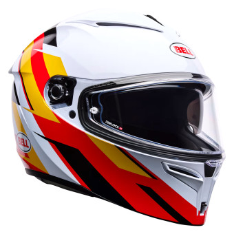 Full Face Bell Lithium Nova White Red