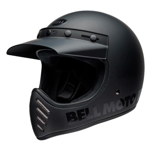 Full Face Bell Moto-3 Classic Blackout Full Face Bell Moto-3 Classic Blackout