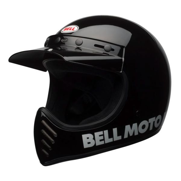 Full Face Bell Moto-3 Classic Gloss Black Full Face Bell Moto-3 Classic Gloss Black