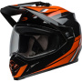 Casque Full Face Bell MX-9 Adventure Mips Alpine Gloss Black Orange
