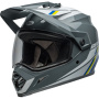 Casque Full Face Bell MX-9 Adventure Mips Alpine Gloss Gray Blue