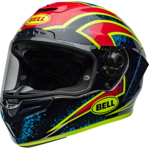 Full Face Bell Race Star DLX Flex Xenon Blue Retina