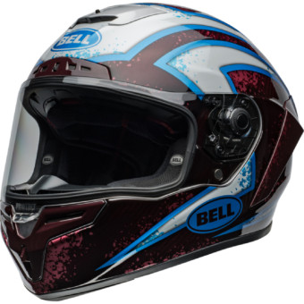 Full Face Bell Race Star DLX Flex Xenon Red Silver