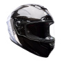 Casque Full Face Bell Racestar Dlx Flex Strike Silver White