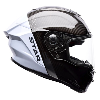 Bell Racestar Dlx Flex Strike Silver White