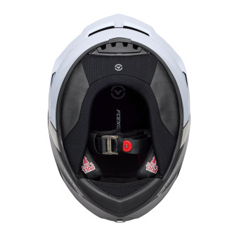 Bell Racestar Dlx Flex Strike Silver White