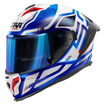 Casque Full Face Givi 50.3 Quasar Metal White Blue Casque Full Face Givi 50.3 Quasar Metal White Blue