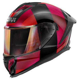 Full Face Givi 50.3 Vision Black Burgundy Red