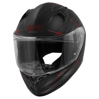 Full Face Givi 50.7 Phobia Matt Black Red