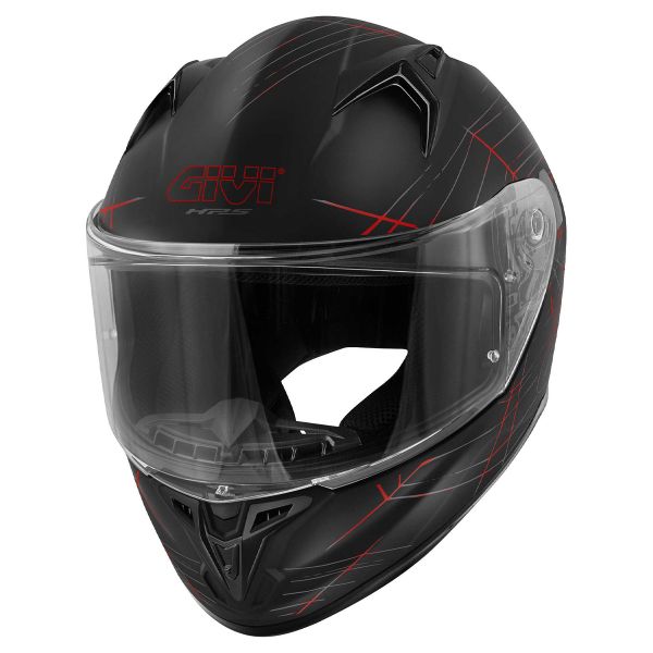 Full Face Givi 50.7  Phobia Matt Black Red