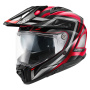 Casque Full Face Givi 80.1 Fiber Apex Black Titanium Red