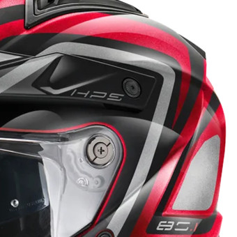 Givi 80.1 Fiber Apex Black Titanium Red