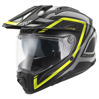 Full Face Givi 80.1 Fiber Apex Matt Grey Black Yellow